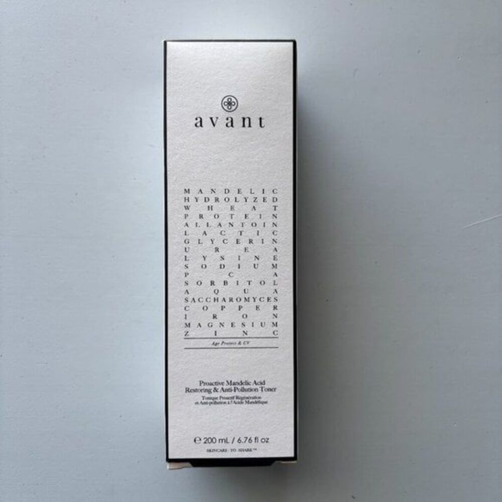 AVANT SKINCARE Proactive Mandelic Acid Restoring & Anti-Pollution Toner | NIB